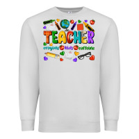 Dove Grey teacher crayons kids caffeine Premium Sweatshirt - NancyCooperArtShop