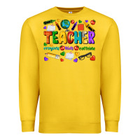 Lemon teacher crayons kids caffeine Premium Sweatshirt - NancyCooperArtShop