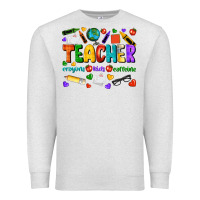 Oatmeal Heather teacher crayons kids caffeine Premium Sweatshirt - NancyCooperArtShop