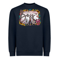 Navy boss lady Heavyweight Sweatshirt - SublimationCraftShop