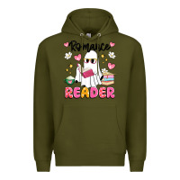 Army Green romance reader Premium Hoodie - Artiststas