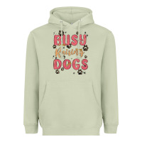 Matcha busy raising dogs Heavyweight Hoodie - MaliasSmallBusiness