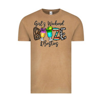 Vintage Camel girl's weekend booze & besties Vintage Tee - CowhideDigitalArt