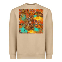 Mushroom western skeleton seamless pattern Heavyweight Sweatshirt - HRA Design Shop