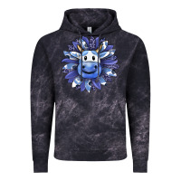 Blueberry Milkshake Cow Sunflower Vintage Hoodie | Teevron