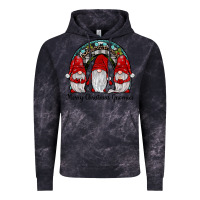 Cloud Black merry Christmas Gnomes Rainbow Vintage Hoodie - JahusDesignShop