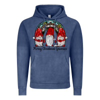Vintage Denim merry Christmas Gnomes Rainbow Vintage Hoodie - JahusDesignShop