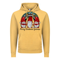 Merry Christmas Gnomes Rainbow Vintage Hoodie | Teevron
