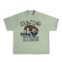 Oil Green camping vibes Urban Heavy Tee - CowhideDigitalArt