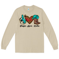Mushroom peace love rodeo Long Sleeve Tee - JahusDesignShop