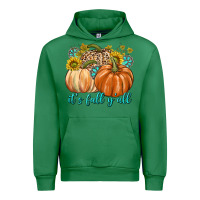 Emerald It's Fall Y'all Urban Hoodie - texasbilliewilder