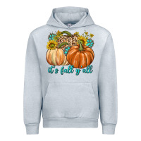 Heather Grey It's Fall Y'all Urban Hoodie - texasbilliewilder