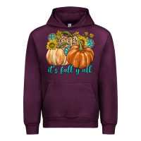 Mauve Wine It's Fall Y'all Urban Hoodie - texasbilliewilder