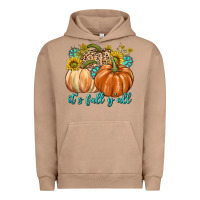 Pigment Burro It's Fall Y'all Urban Hoodie - texasbilliewilder