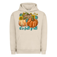 Pigment French Oak It's Fall Y'all Urban Hoodie - texasbilliewilder