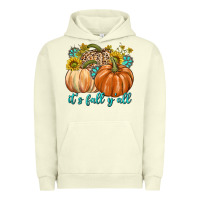 Pigment Pistachio It's Fall Y'all Urban Hoodie - texasbilliewilder