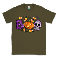 Army Green Boo halloween Classic Tee - Artiststas