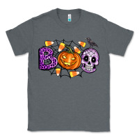 Charcoal Heather Boo halloween Classic Tee - Artiststas