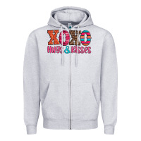 Xoxo Hugs And Kisses Zipper Hoodie | Teevron
