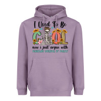 Lavender i used to be cool now i just argue with miniature Heavyweight Hoodie - MaliasSmallBusiness