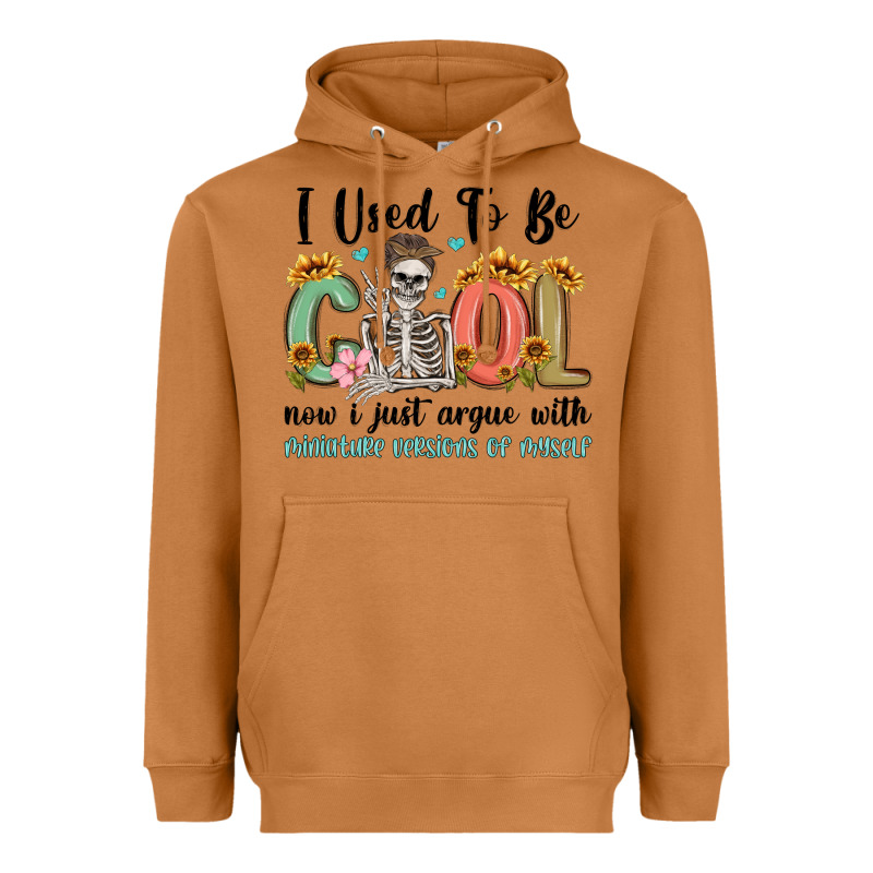 I Used To Be Cool Now I Just Argue With Miniature Heavyweight Hoodie by MaliasSmallBusiness | Teevron