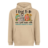 Mushroom i used to be cool now i just argue with miniature Heavyweight Hoodie - MaliasSmallBusiness
