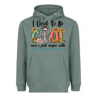 Sage i used to be cool now i just argue with miniature Heavyweight Hoodie - MaliasSmallBusiness
