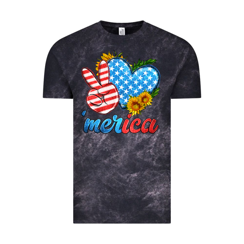 America With Heart Vintage Tee by HRA Design Shop | Teevron