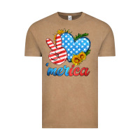 Vintage Coffee america with heart Vintage Tee - HRA Design Shop