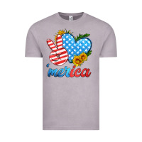 Vintage Zinc america with heart Vintage Tee - HRA Design Shop