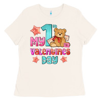 Bone my first valentines day Ladies Tee - AdoDesignShop