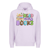 Lilac read more books Premium Hoodie - Artiststas