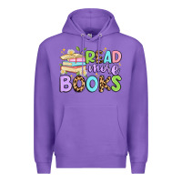 Purple read more books Premium Hoodie - Artiststas