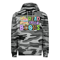 Slate Camo read more books Premium Hoodie - Artiststas