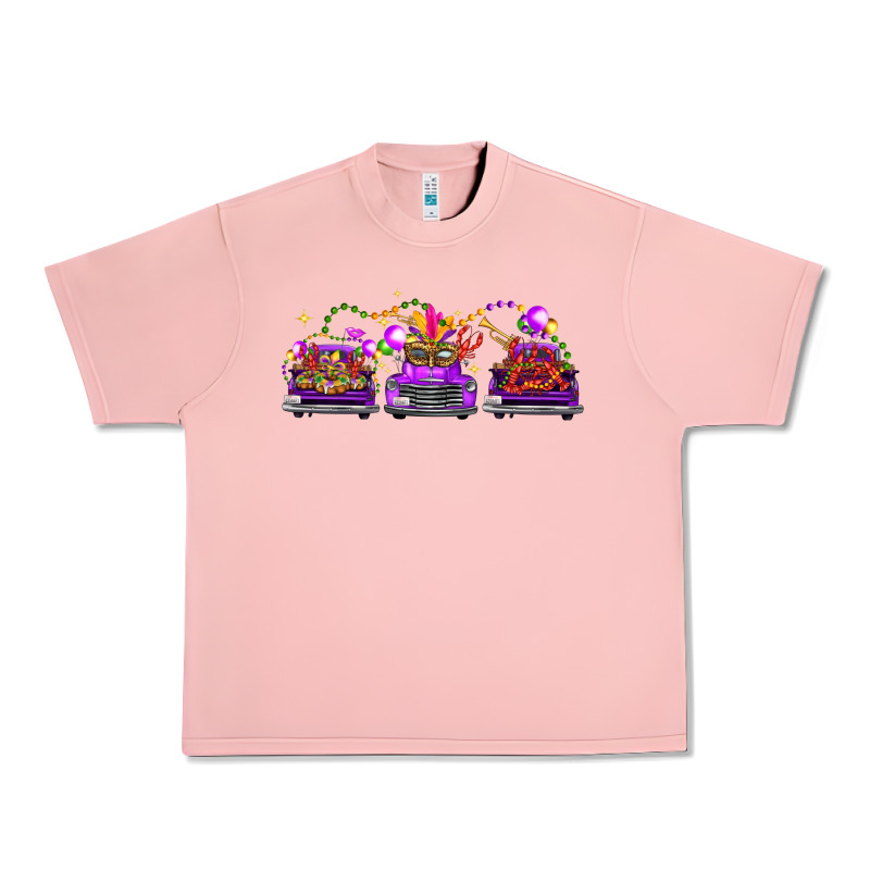 Mardi Gras Farm Trucks Urban Heavy Tee by FaDigitalArtStudio | Teevron