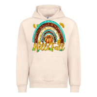 Sandshell Hello Fall with Rainbow Urban Hoodie - texasbilliewilder