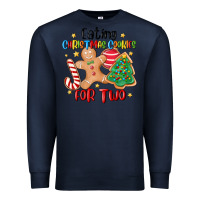 Navy eating christmas cookies for two Premium Sweatshirt - MaliasSmallBusiness