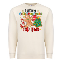 Sandshell eating christmas cookies for two Premium Sweatshirt - MaliasSmallBusiness