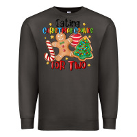 Smoke eating christmas cookies for two Premium Sweatshirt - MaliasSmallBusiness