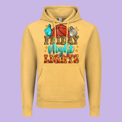 Friday Night Lights Basketball Vintage Hoodie Designed By Zillion Design Studio