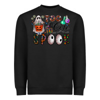 Black too cute to spook Heavyweight Sweatshirt - CowhideDigitalArt