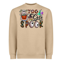 Mushroom too cute to spook Heavyweight Sweatshirt - CowhideDigitalArt