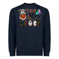 Navy too cute to spook Heavyweight Sweatshirt - CowhideDigitalArt