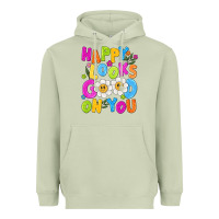 Matcha happy looks good on you Heavyweight Hoodie - NancyCooperArtShop