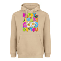 Mushroom happy looks good on you Heavyweight Hoodie - NancyCooperArtShop
