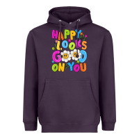Plum happy looks good on you Heavyweight Hoodie - NancyCooperArtShop