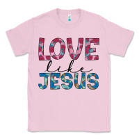 Bubblegum Pink love like jesus Classic Tee - JahusDesignShop