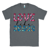 Charcoal Heather love like jesus Classic Tee - JahusDesignShop
