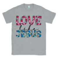 Heather Grey love like jesus Classic Tee - JahusDesignShop
