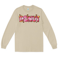 Mushroom donut with donut and hearts Long Sleeve Tee - AdoDesignShop